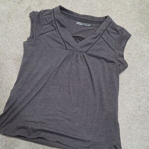 prAna Cap Sleeve V Neck Tee